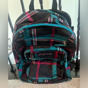 Jansport Backpack blue and pink